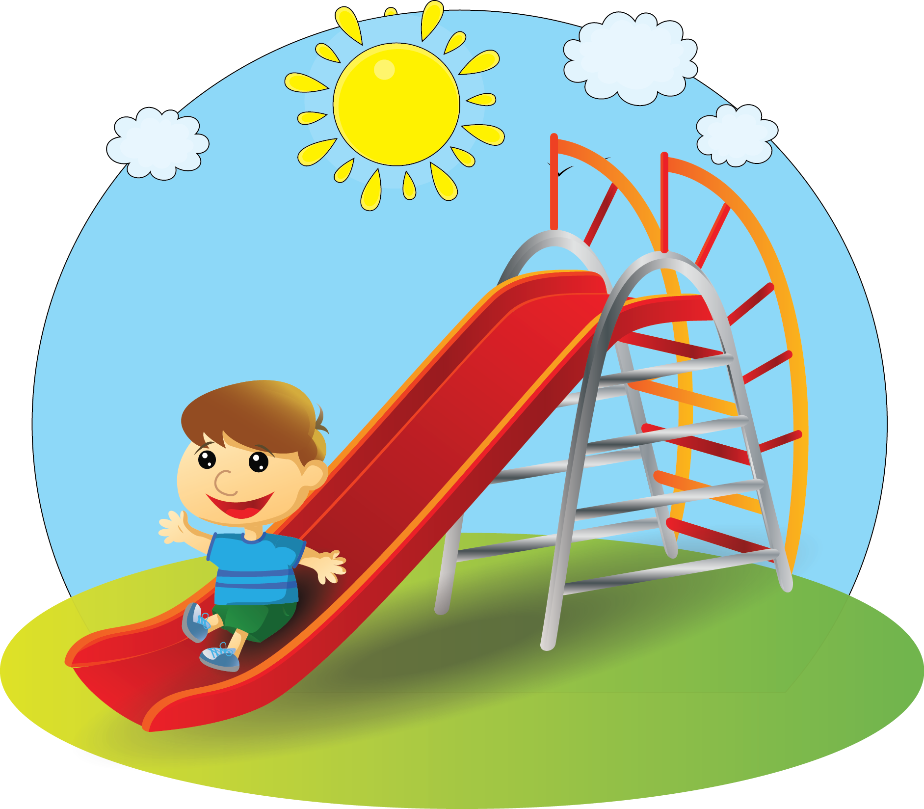 clipart park kindergarten playground