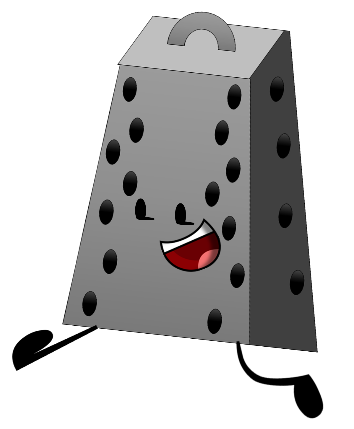 Cheese grater magic cruiser. Clipart park object