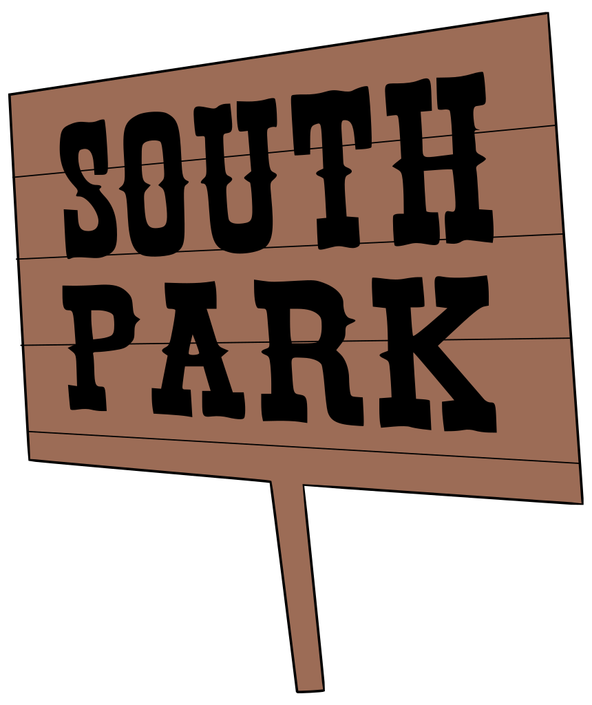 Park clipart park sign. File south svg wikipedia