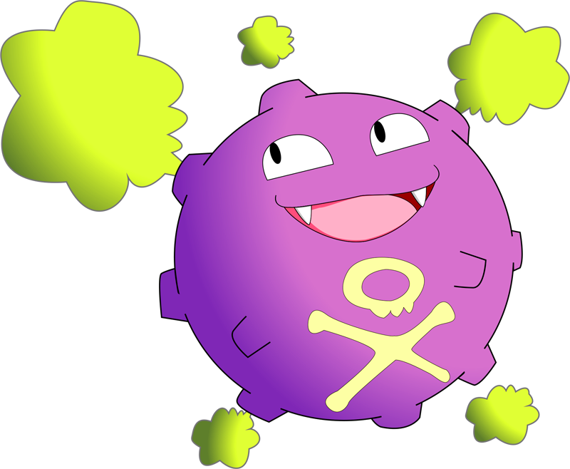 Clipart park polluted. Shiny koffing pok dex