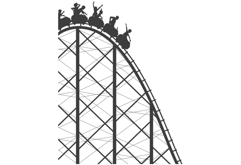 track clipart roller coaster track
