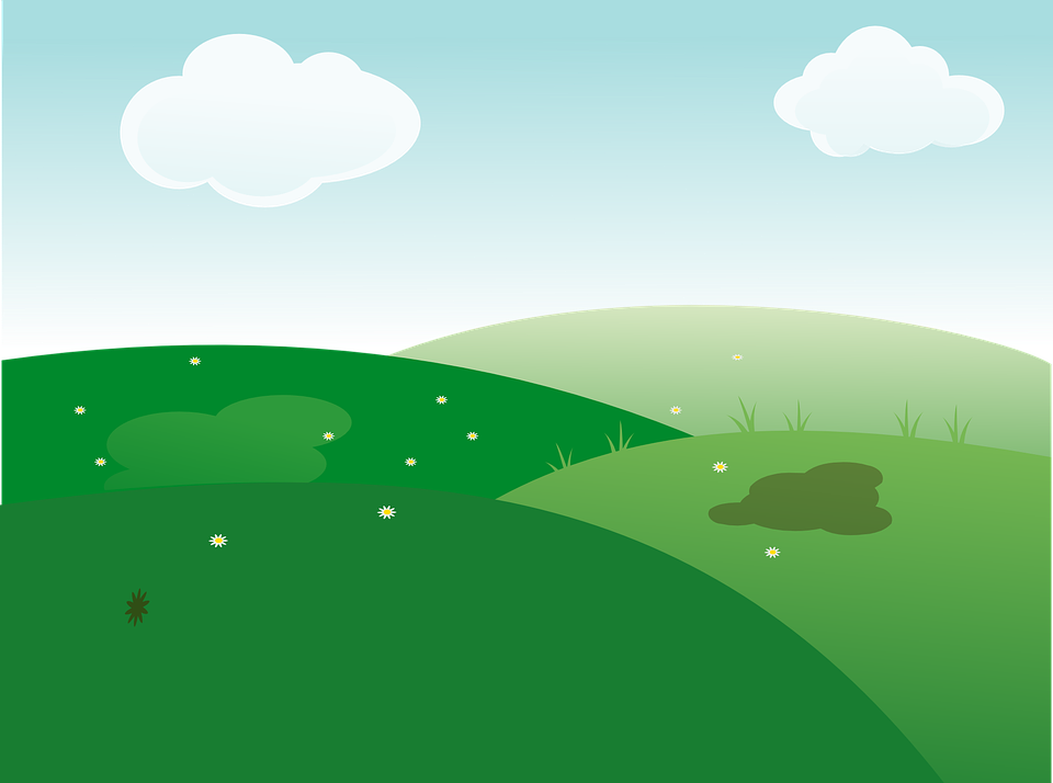 Free image on pixabay. Land clipart cloud grass background
