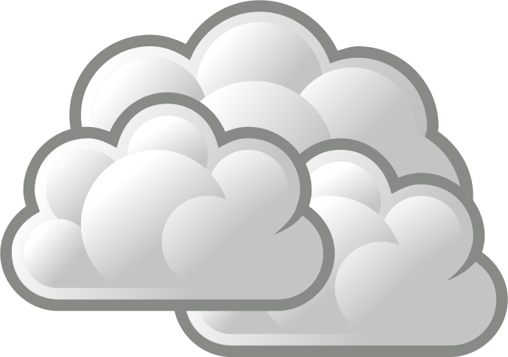 Weather learning about life. Cloud clipart windy