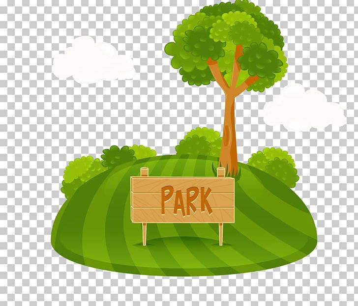 clipart trees park
