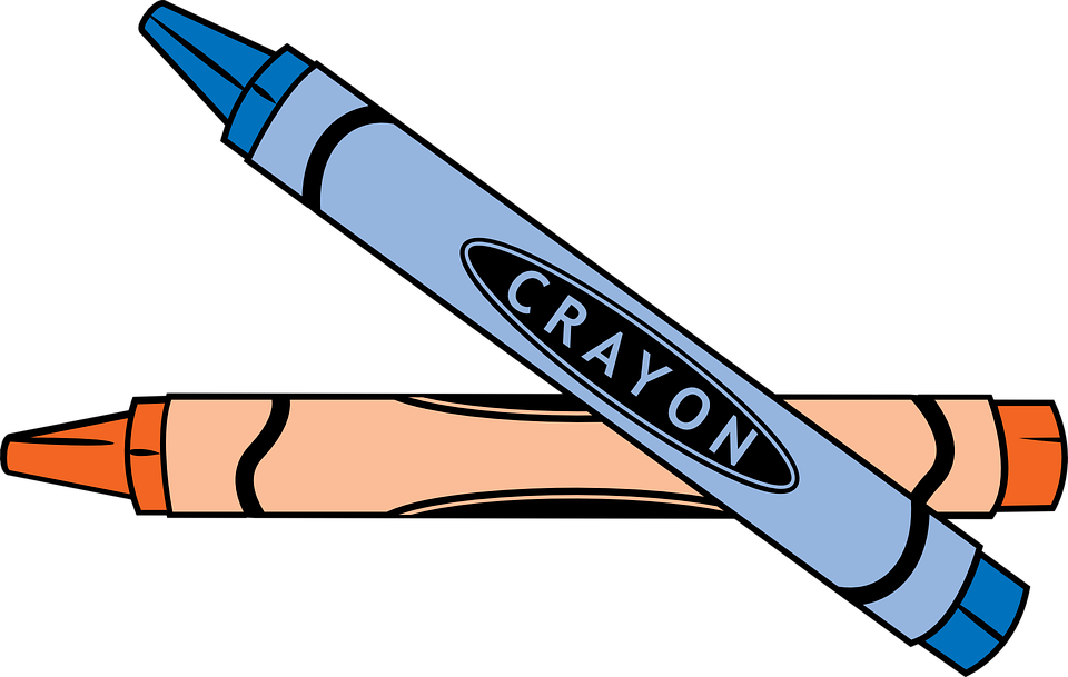 markers clipart wax crayon