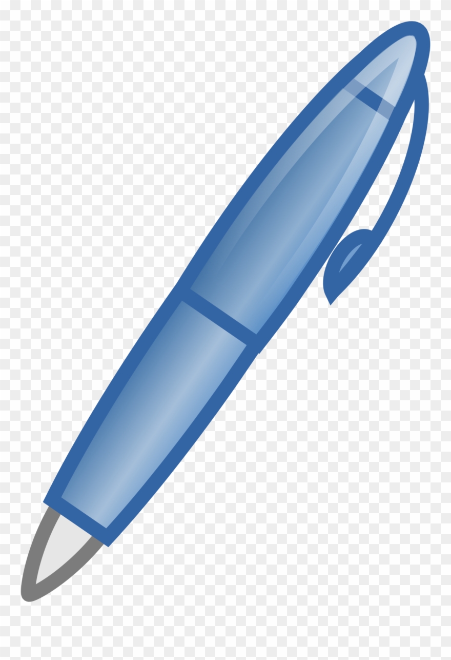 clipart pen blue pen