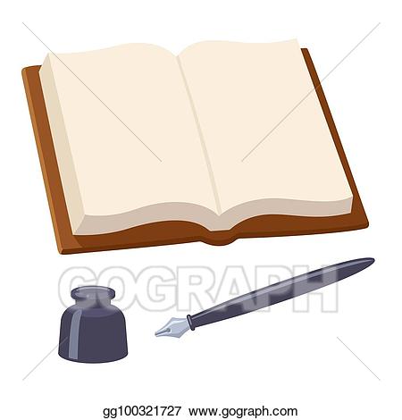 clipart pen journal