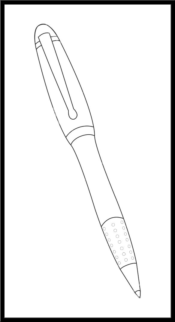Pen clipart black and white. Free cliparts drawing download