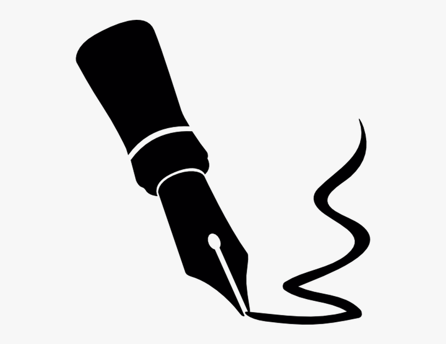 Pen clipart writing. Fountain computer icons clip
