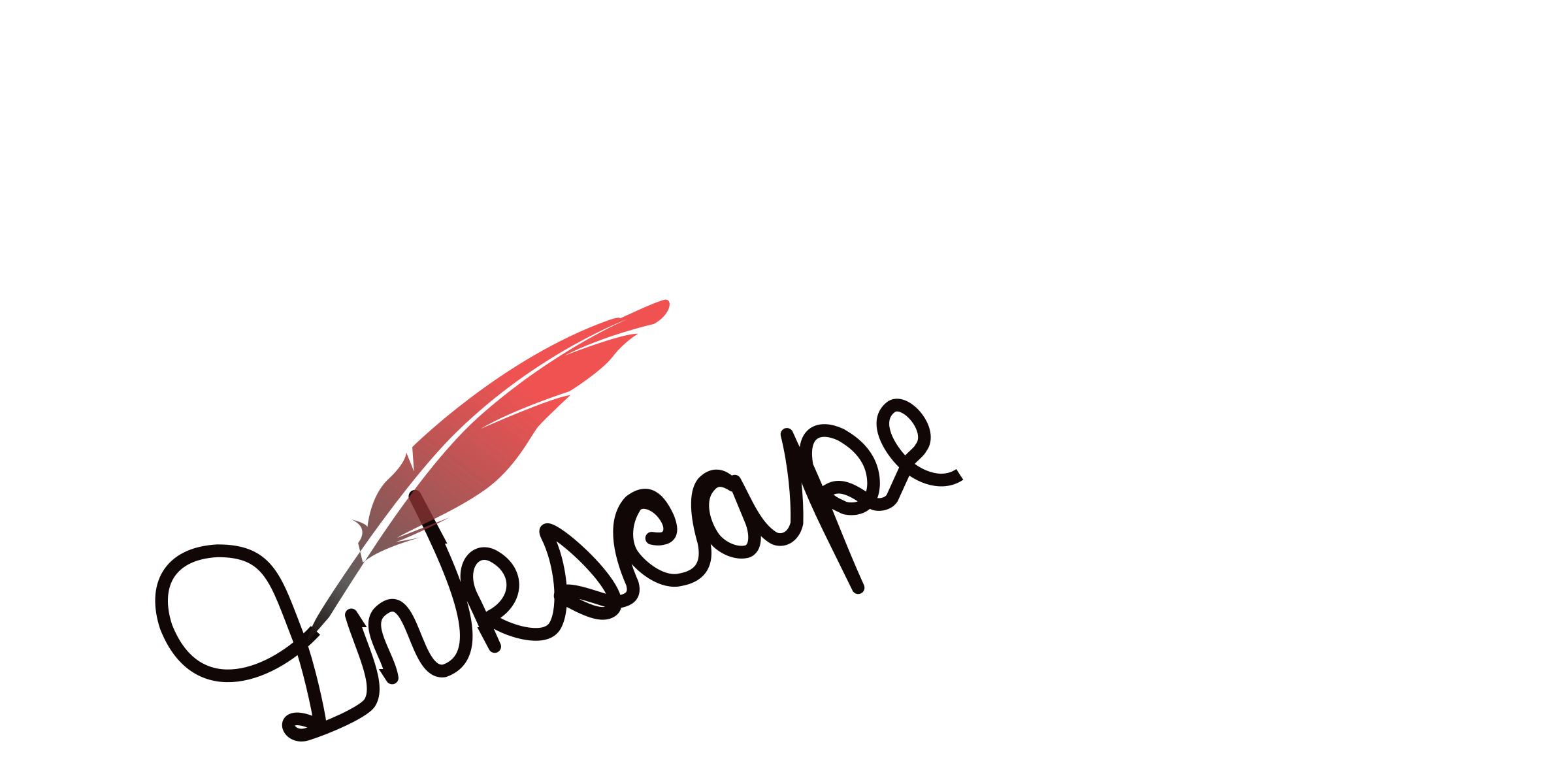 clipart pen red feather
