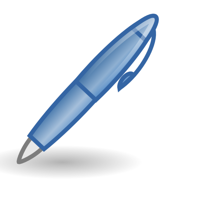 Pen transparent background