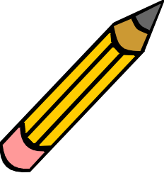 School . Clipart pencil