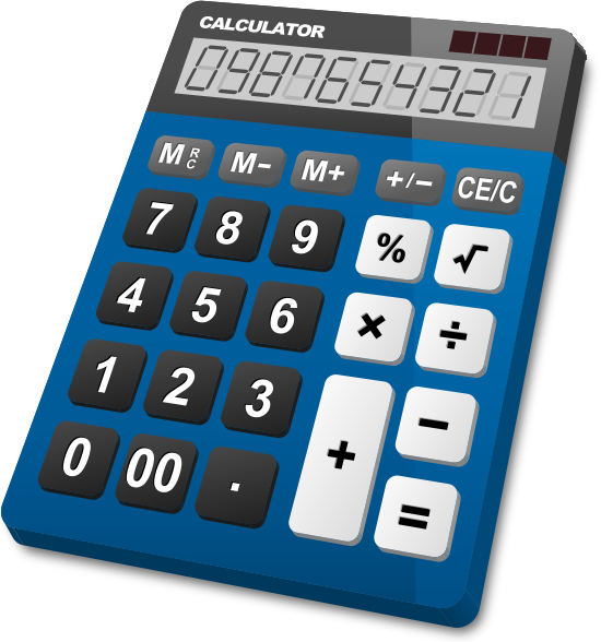 Icons png vector free. Clipart pencil calculator