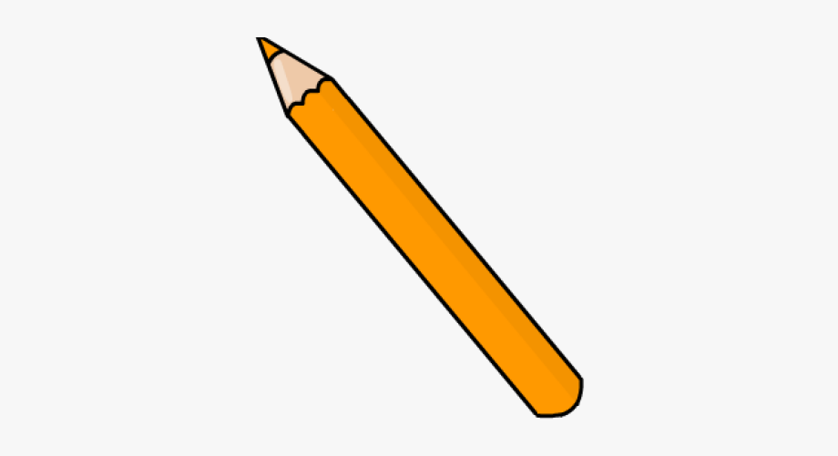 Pencil clipart colouring pencil. Yellow colored free cliparts