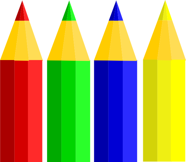 crayon clipart four