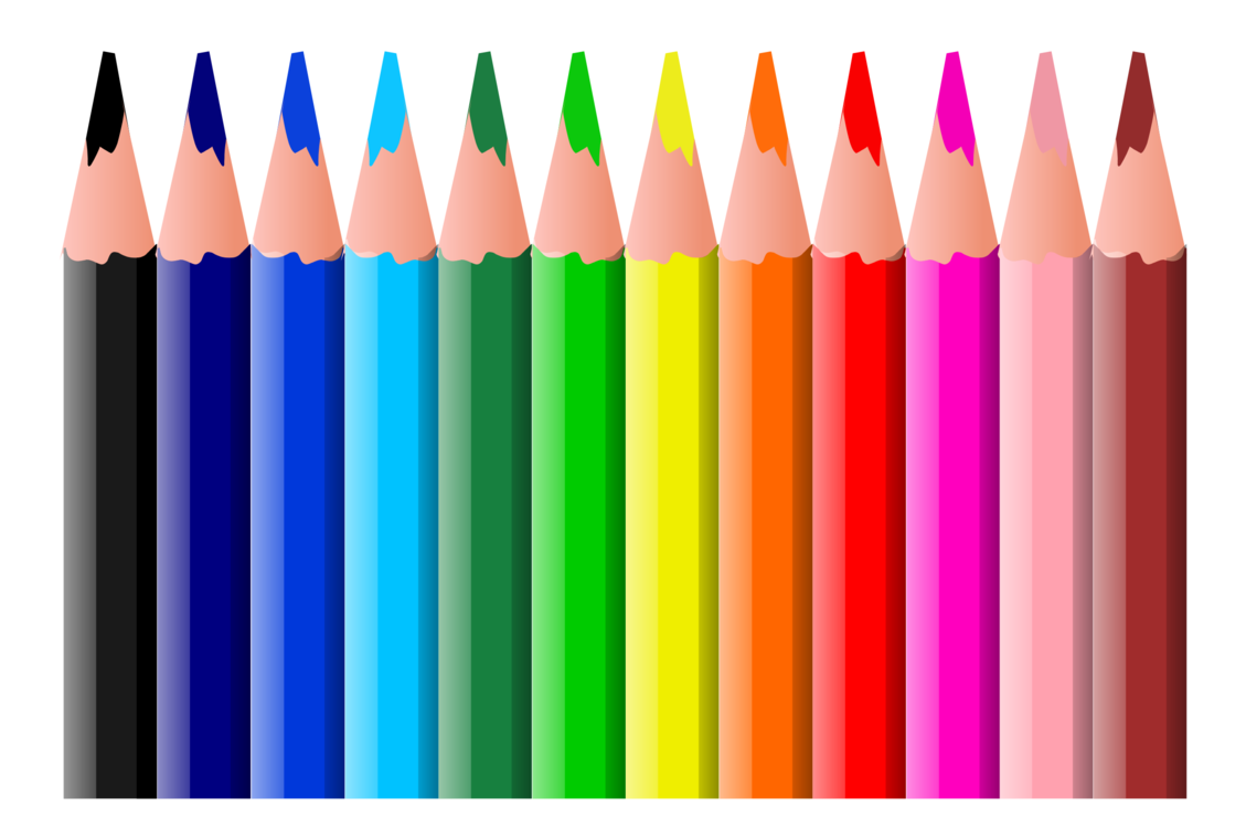 crayon clipart colored pencil