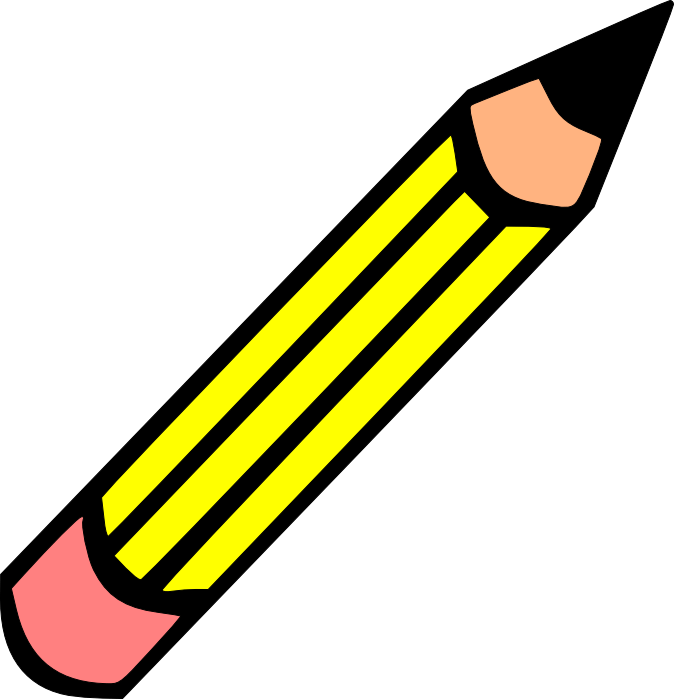 clipart pencil education