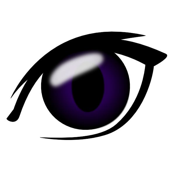 Eyebrow clipart 2 eye. Anime pencil and in
