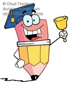 A happy with cap. Clipart pencil graduation