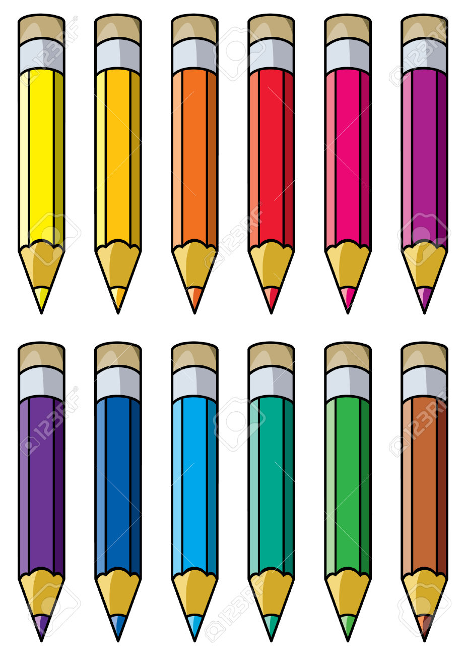 clipart pencil group
