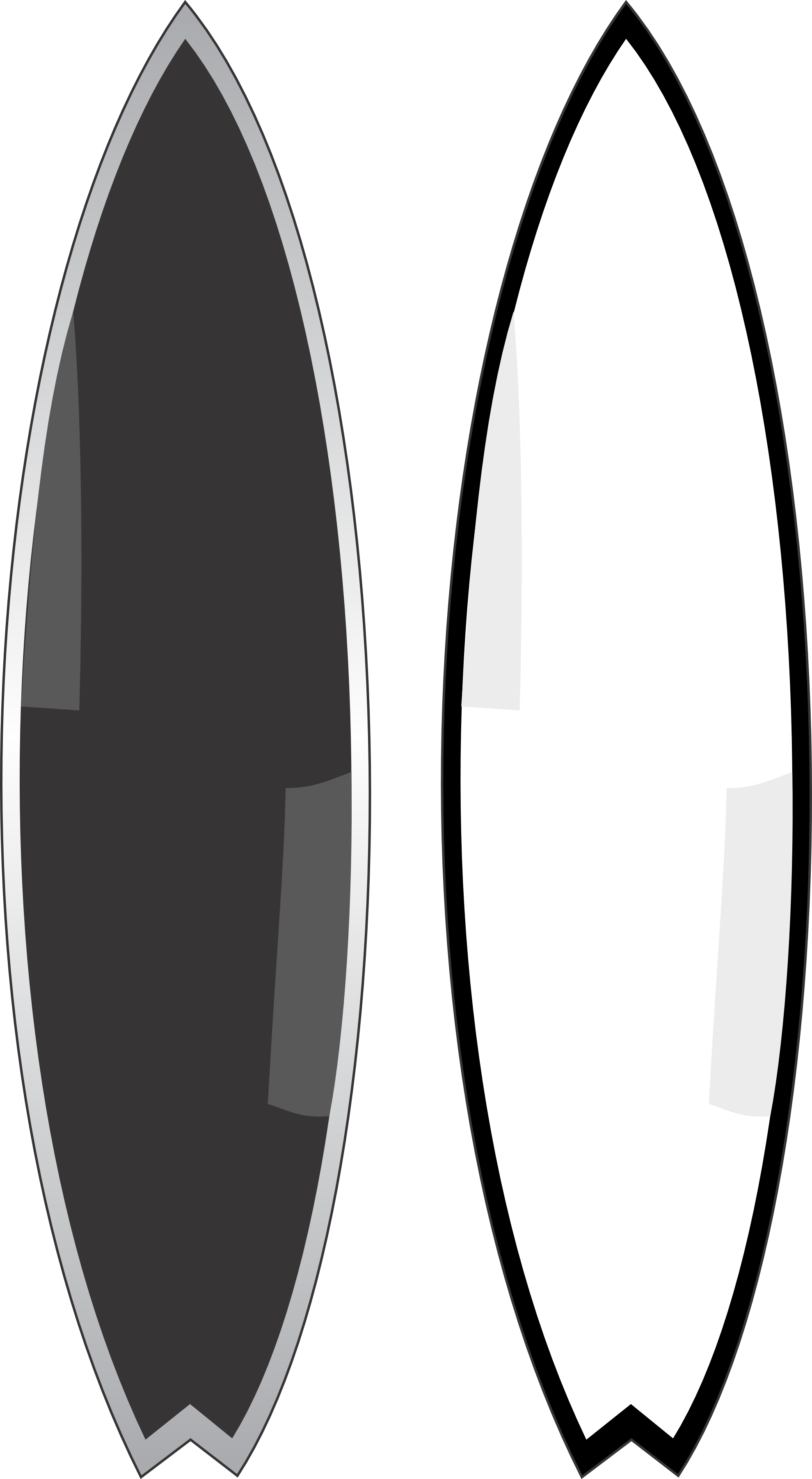 Templates pencil and in. White clipart surfboard