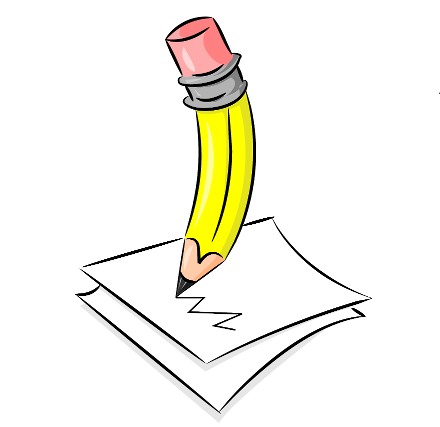 clipart pencil write