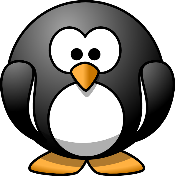 One of the cutest. Clipart penquin colored