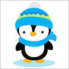 clipart penguin baby boy