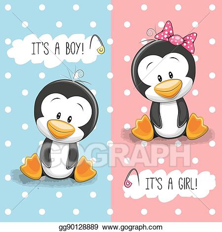 penguins clipart baby boy