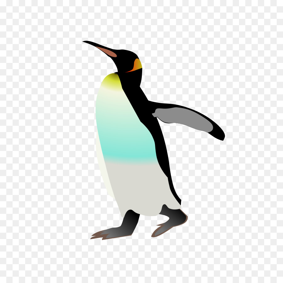 Clipart penguin bird. Cartoon graphics transparent 