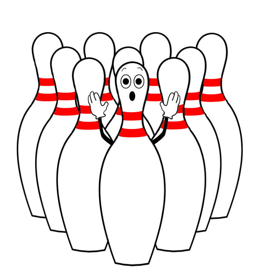 Men clipart bowling. Humorous pictures 