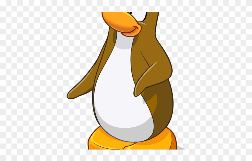 penguins clipart brown
