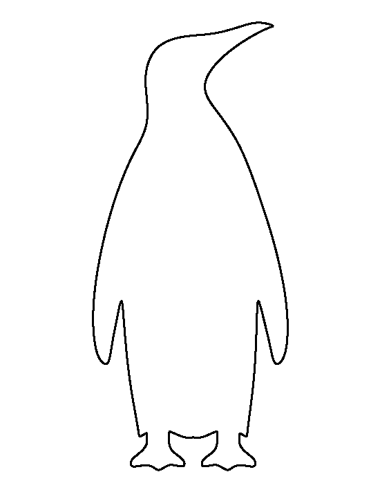 Penguin pattern printable acur. Clipart penquin colored