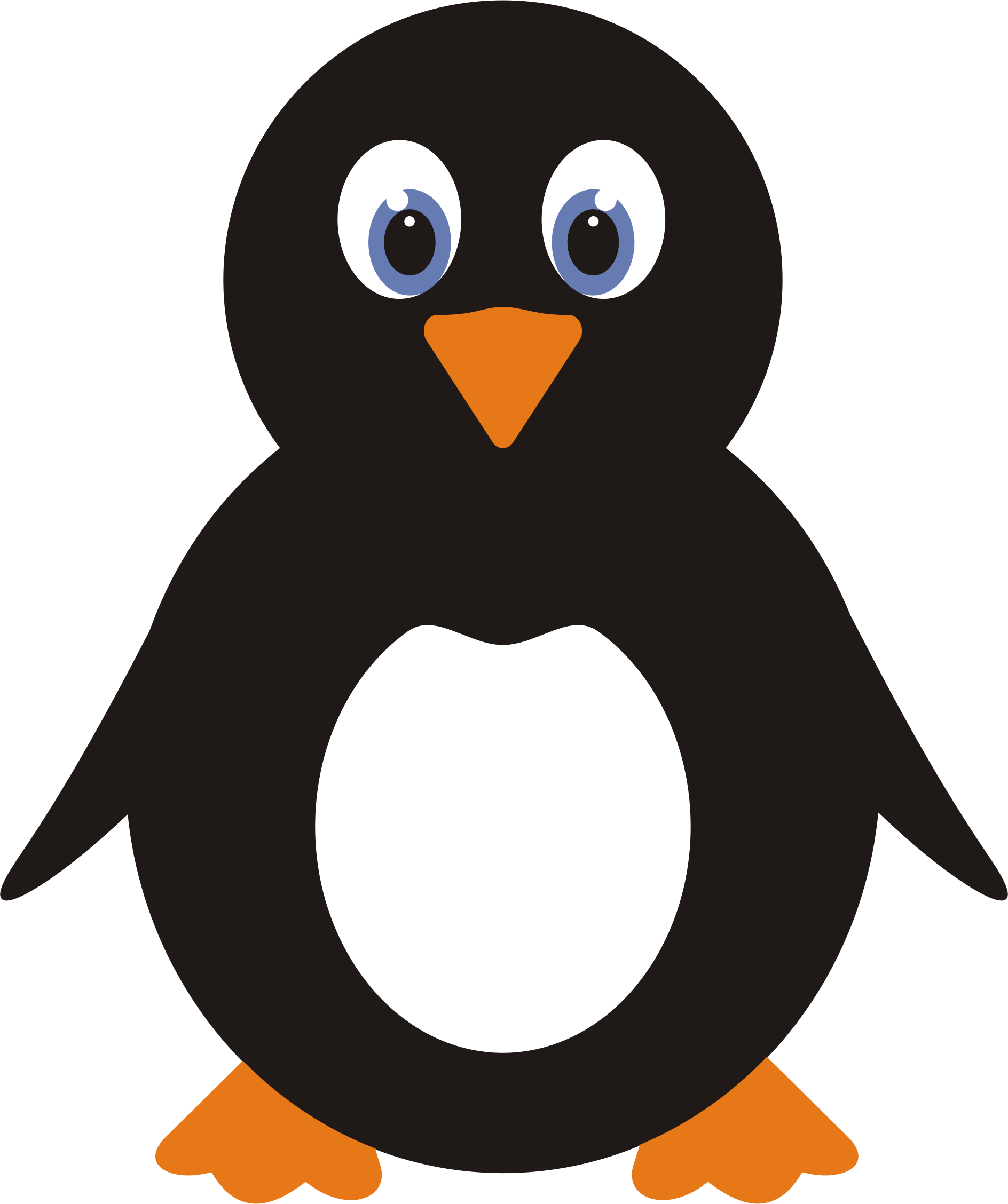 Phoenix clipart cute. Penguin big image png