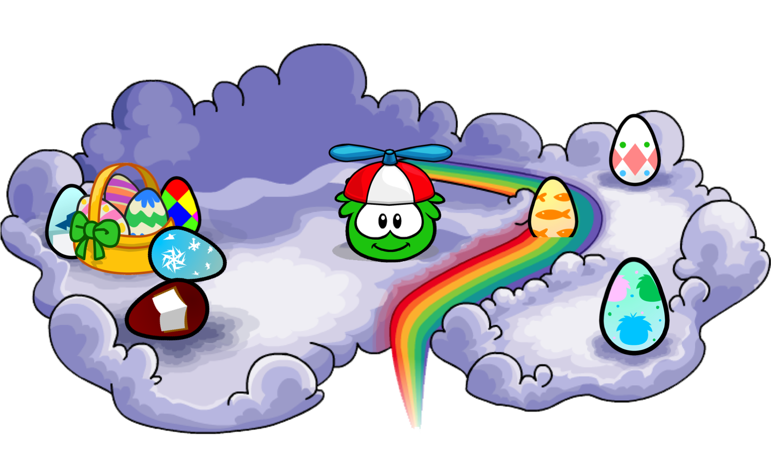 Image egg cloud png. Clipart penquin easter