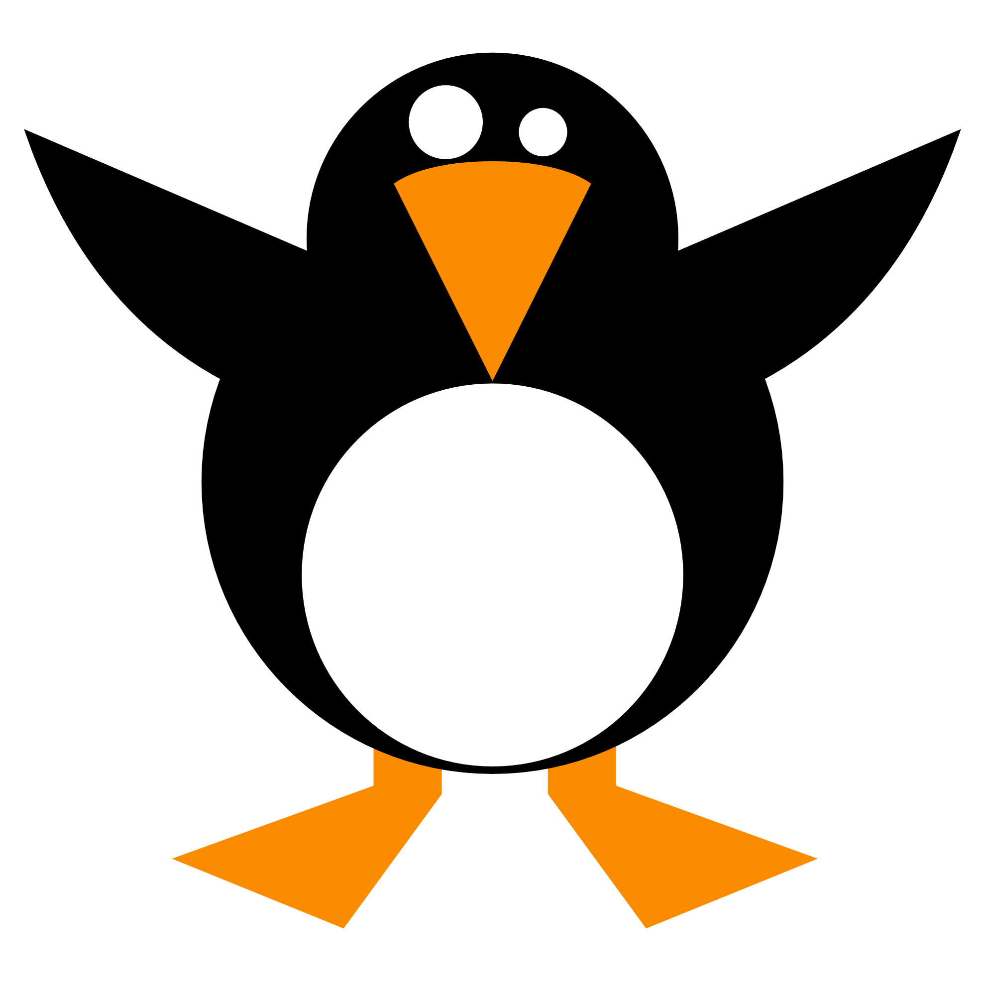 clipart penguin easy