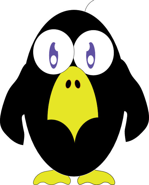 clipart penguin eye