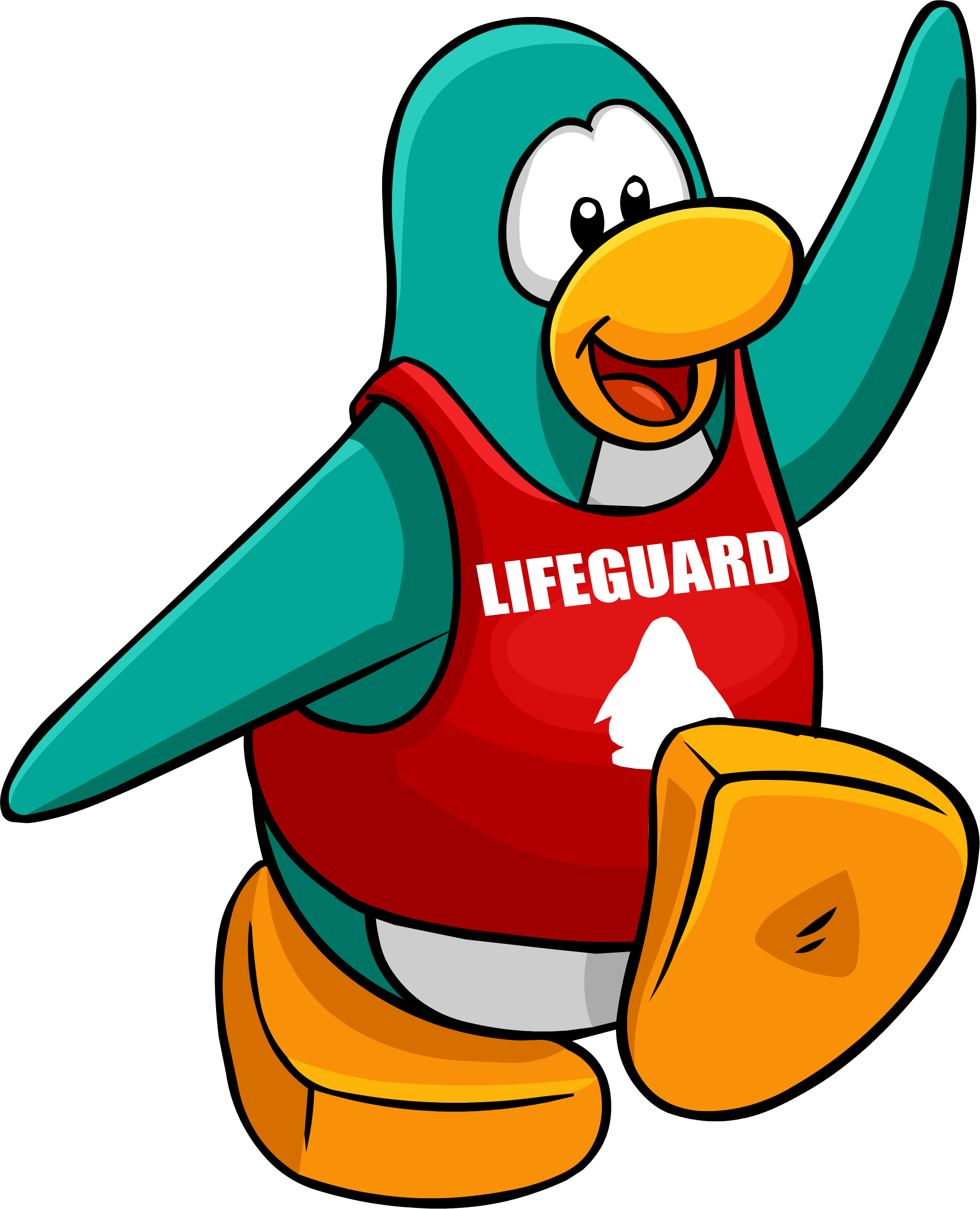 Image penguin style jan. Lifeguard clipart needed