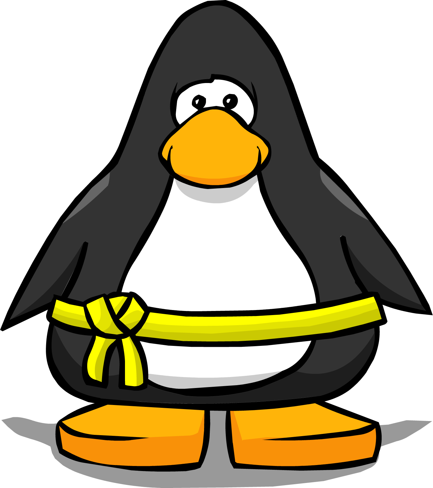 clipart penguin grey