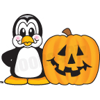 penguin clipart halloween