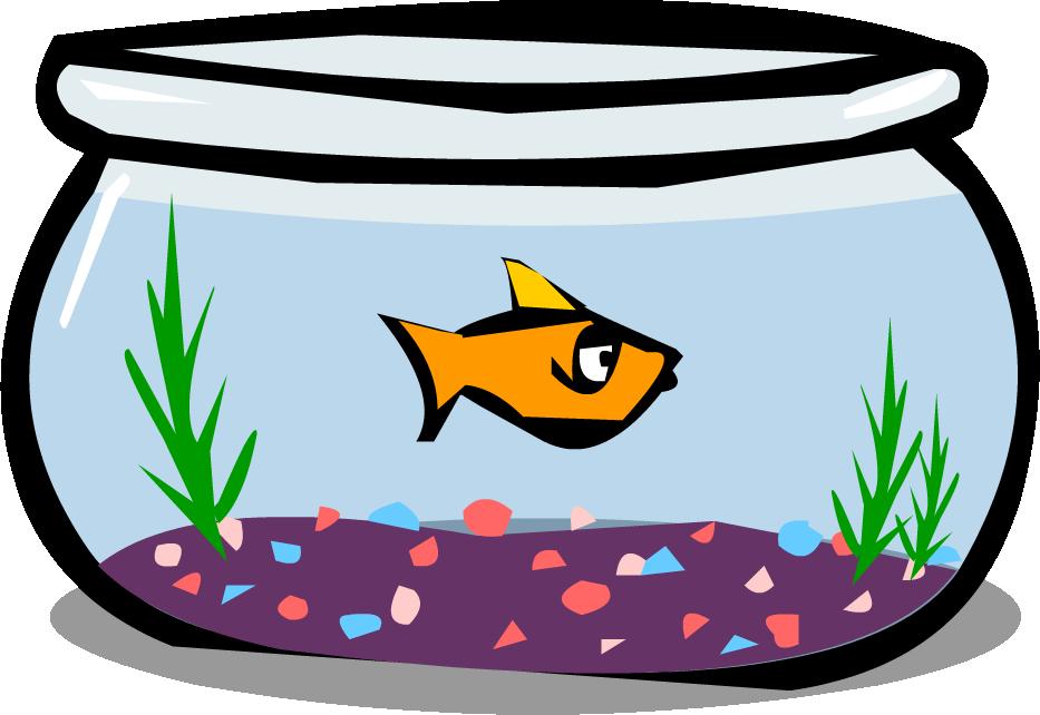 goldfish clipart fishbowl