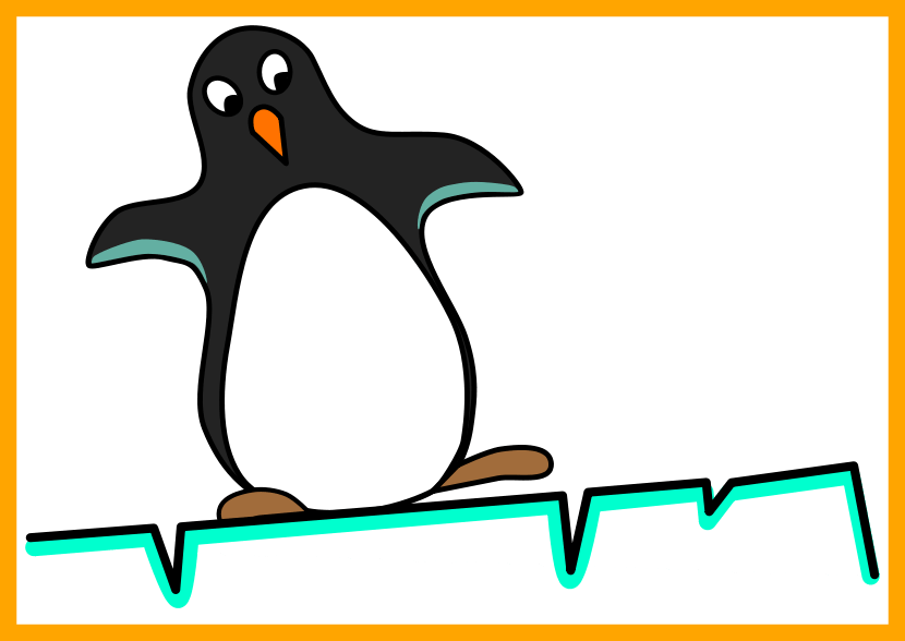 Clipart penquin kawaii. Best penguin student on