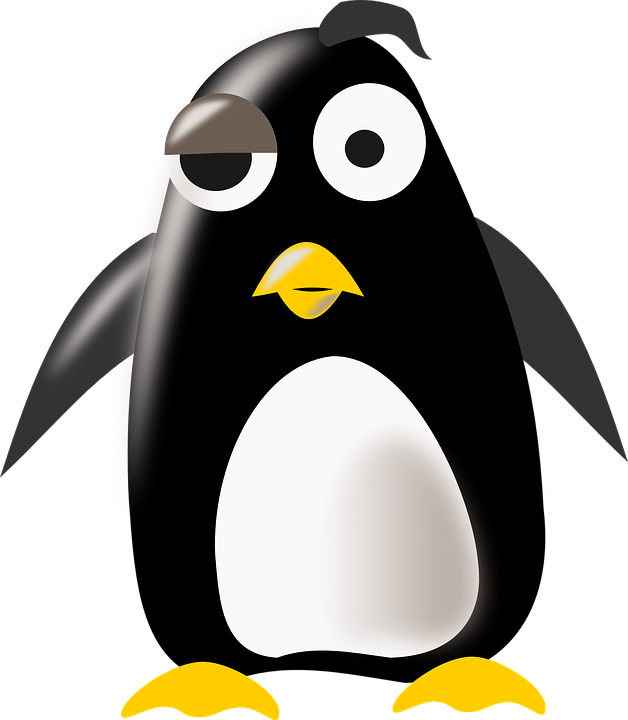 King linux pencil and. Clipart penquin group penguin