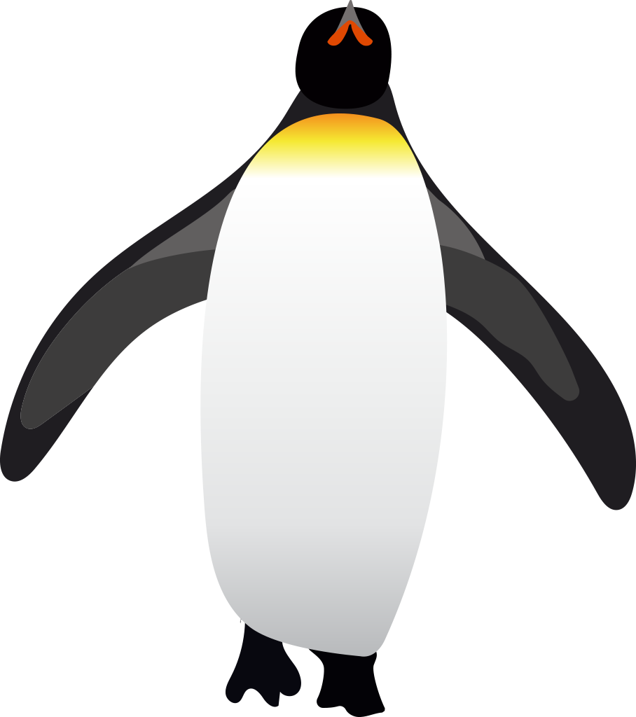 clipart penguin king penguin