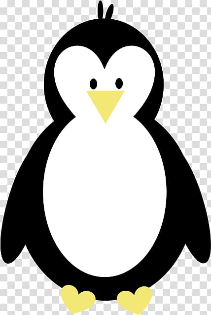 White and black penguin. Clipart penquin pengui