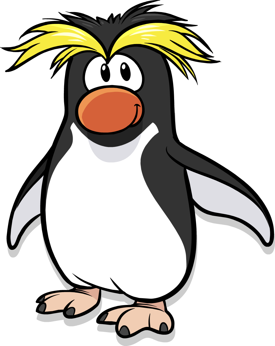 clipart penguin rockhopper penguin