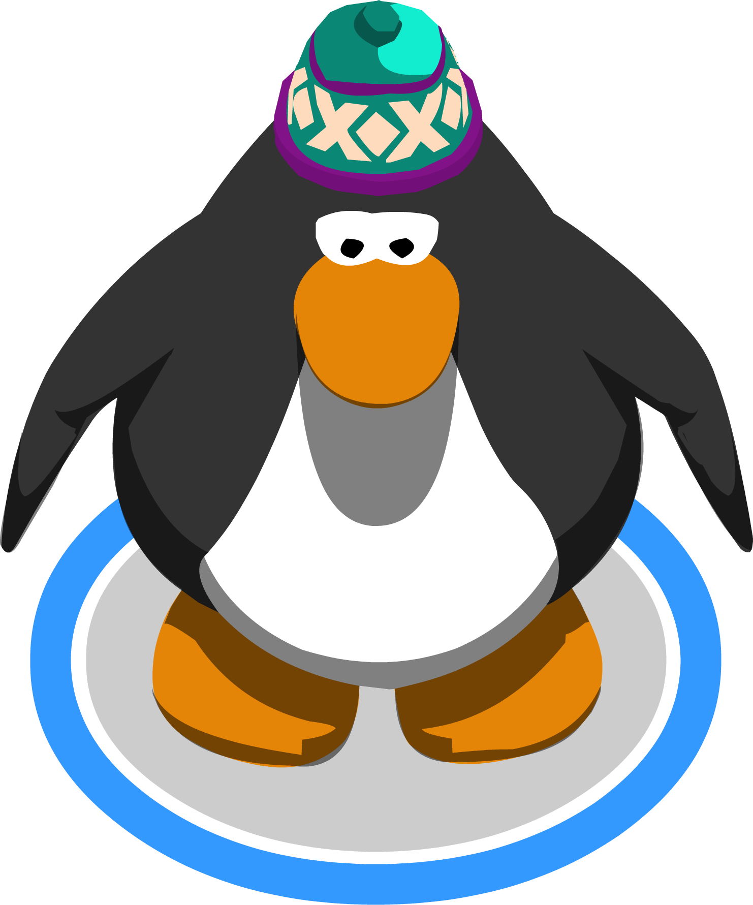 clipart penguin rustic