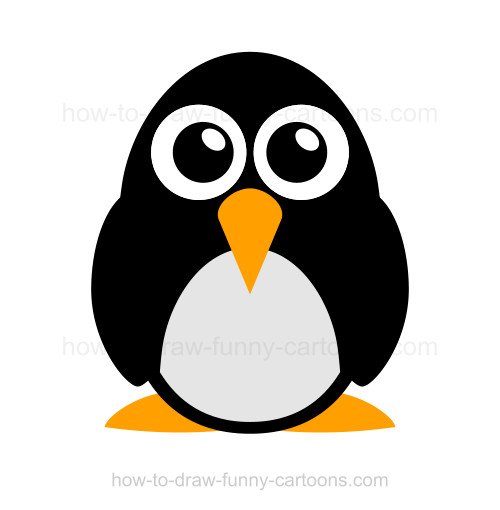 clipart penguin simple