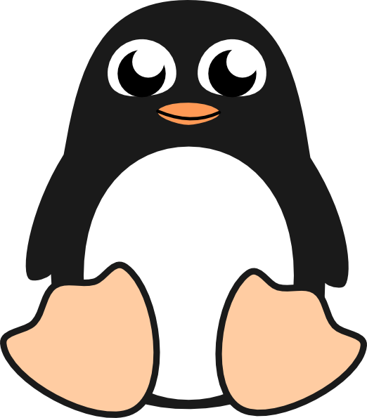 happy clipart penguin
