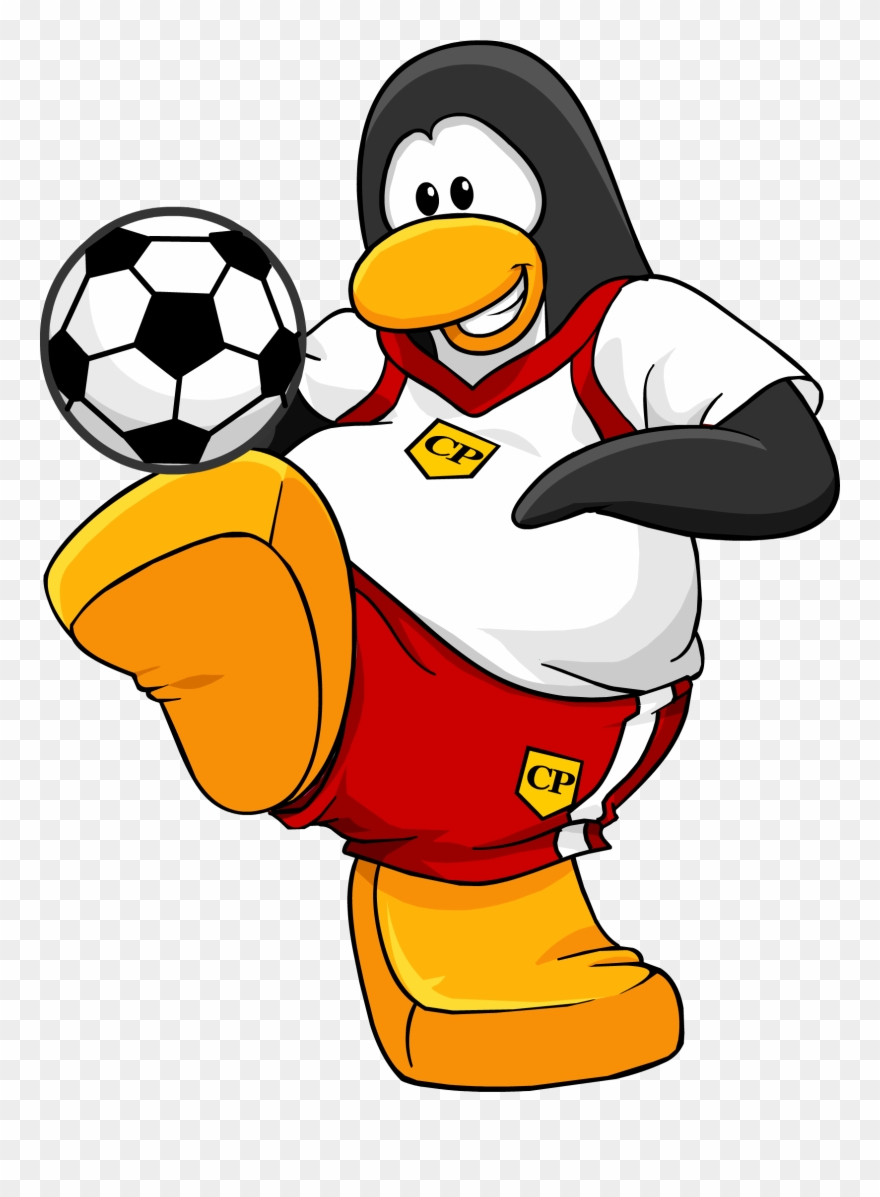 penguin clipart soccer